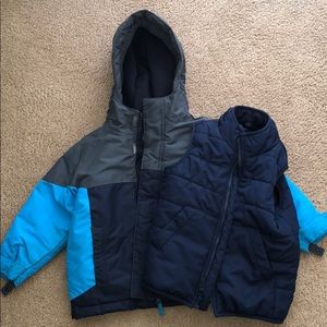 The Children’s Place winter coat & puffer vest 4T